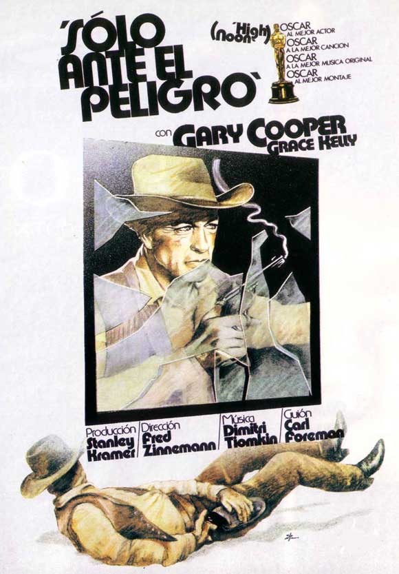 High Noon Movie Poster Print showcasing the classic Western film's iconic showdown.