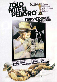 High Noon Movie Poster Print showcasing the classic Western film's iconic showdown.