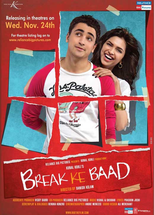 Break Ke Baad Movie Poster Print showcasing vibrant artwork.