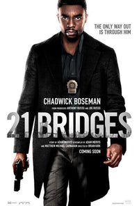 21 Bridges Movie Poster Print (27x40) - Premium Quality Art