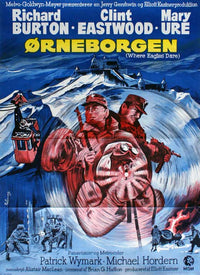 Where Eagles Dare Movie Poster Print featuring iconic imagery from the film.