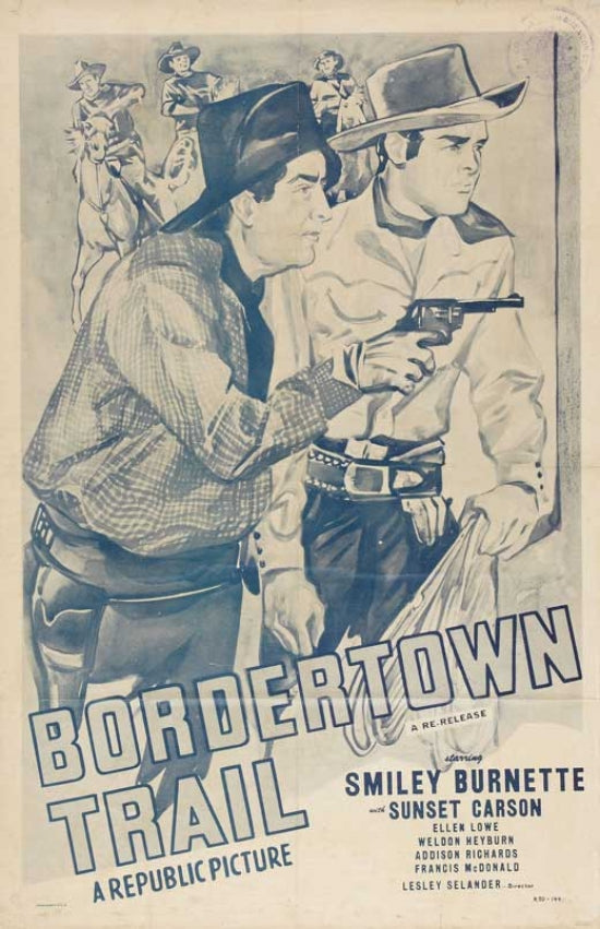 Bordertown Trail Movie Poster Print showcasing captivating film visuals.