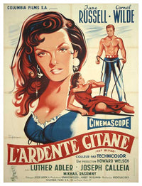 Hot Blood Movie Poster Print showcasing dramatic film art.