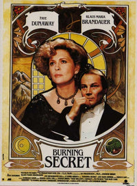 Burning Secret Movie Poster featuring captivating film art.