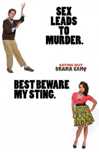 Eating Out Drama Camp Movie Poster Print featuring vibrant colors and design.