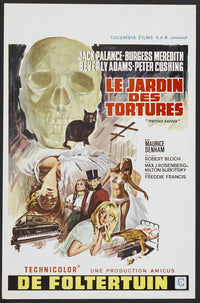 Torture Garden Movie Poster Print featuring vibrant artwork.