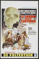 Torture Garden Movie Poster Print featuring vibrant artwork.