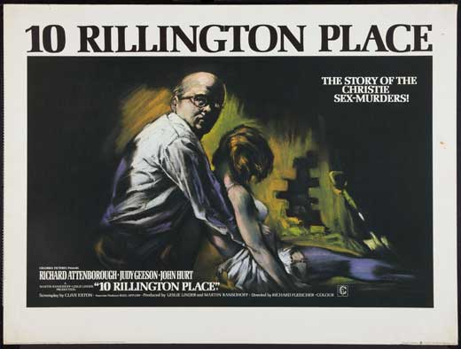 10 Rillington Place Movie Poster Print showcasing classic film art.