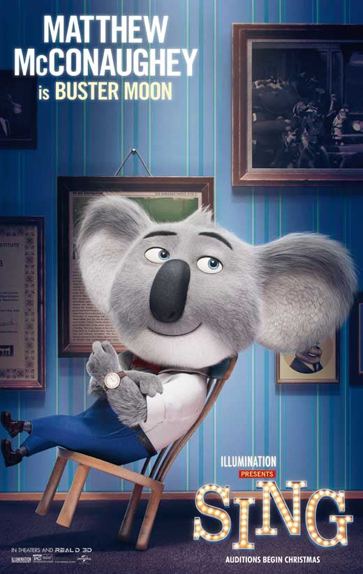 Sing Movie Poster Print (27x40) | Vibrant Wall Art for Home or Office