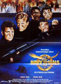 Navy SEALS Movie Poster Print showcasing military action and bravery.
