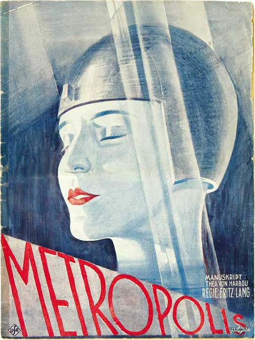 Metropolis Movie Poster Print showcasing classic sci-fi art.