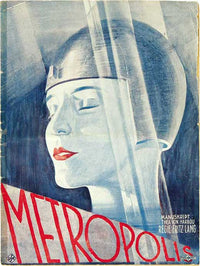 Metropolis Movie Poster Print showcasing classic sci-fi art.