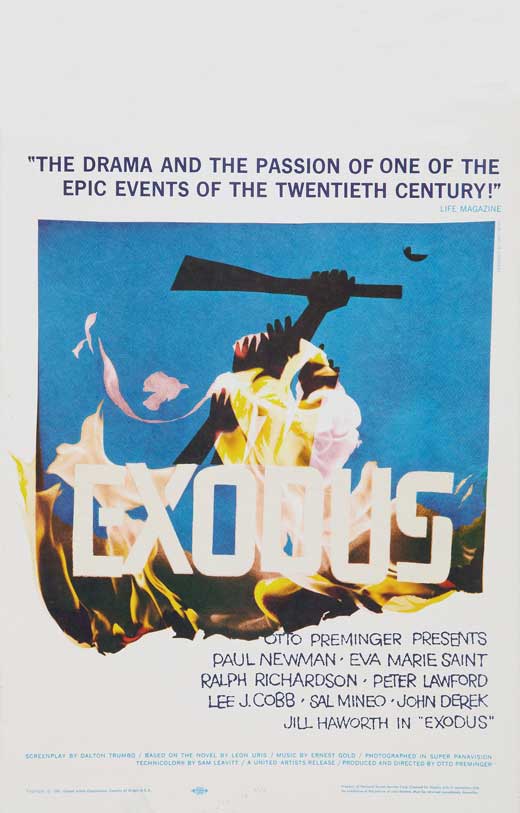 Exodus Movie Poster Print showcasing dramatic imagery and cinematic themes.