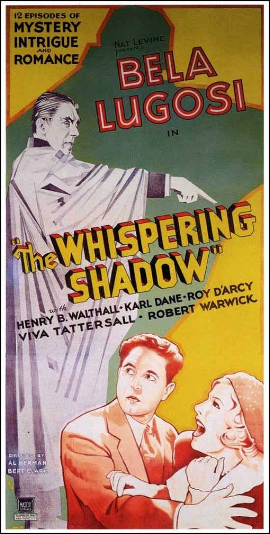 The Whispering Shadow Movie Poster Print featuring cinematic mystery.