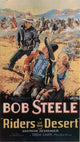 Riders of the Desert Movie Poster Print showcasing adventure and cinematic history.