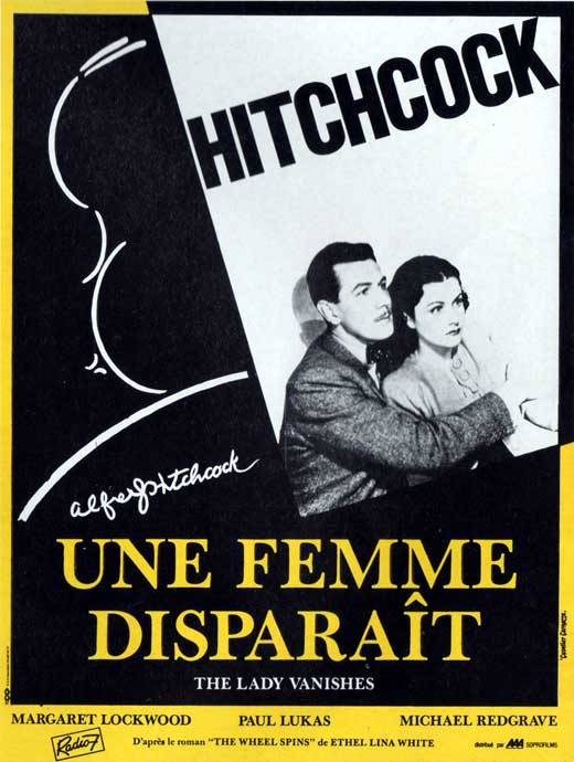 The Lady Vanishes Movie Poster Print showcasing suspenseful cinematic art.