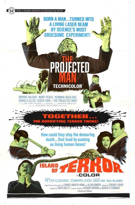 The Projected Man Movie Poster Print featuring classic film art.