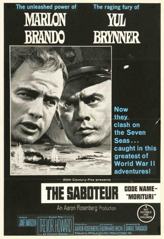 Morituri Movie Poster Print showcasing vibrant colors and dynamic imagery.