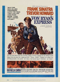 Von Ryan's Express Movie Poster Print featuring classic film imagery.