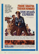 Von Ryan's Express Movie Poster Print featuring classic film imagery.