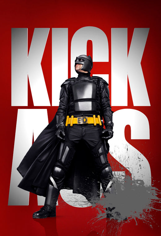 Kick-Ass Movie Poster Print featuring dynamic action visuals.