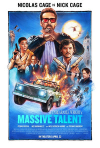 The Unbearable Weight of Massive Talent Movie Poster Print 27x40