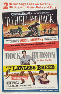 To Hell and Back Movie Poster Print featuring iconic film imagery.