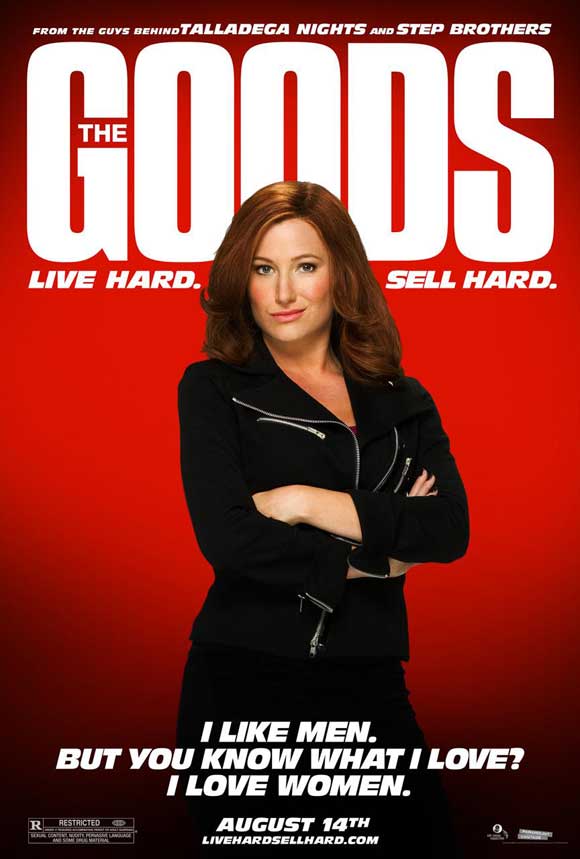 The Goods: Live Hard, Sell Hard Movie Poster Print featuring vibrant colors.