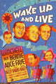 Wake Up and Live Movie Poster Print showcasing vibrant colors and motivational theme.