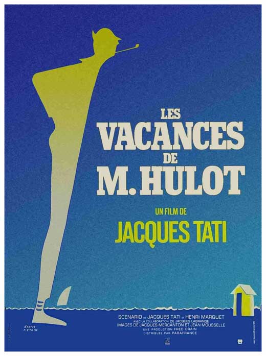 Mr. Hulot's Holiday Movie Poster Print showcasing classic film art.