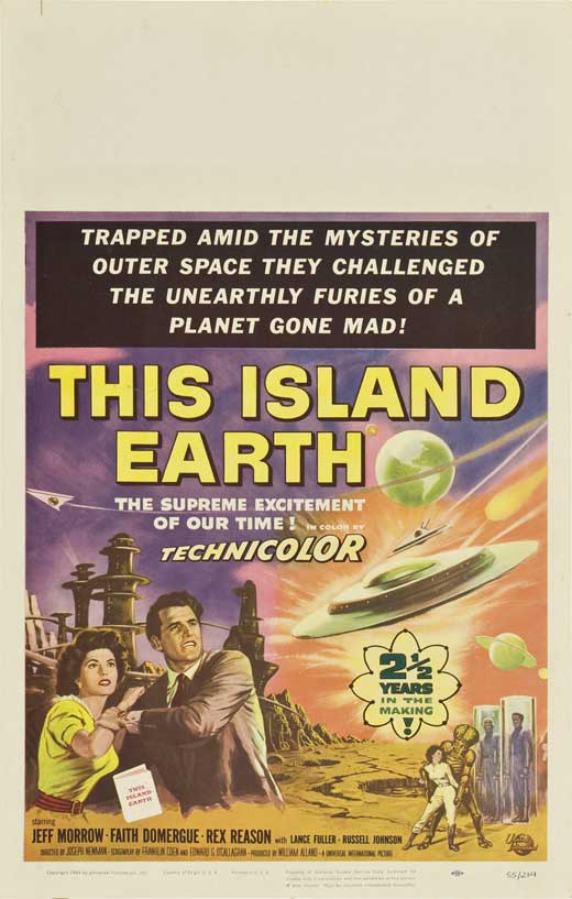 This Island Earth Movie Poster Print showcasing classic sci-fi cinema.