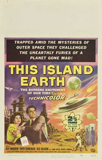 This Island Earth Movie Poster Print showcasing classic sci-fi cinema.