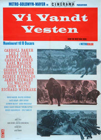 How the West Was Won Movie Poster Print showcasing classic film imagery.