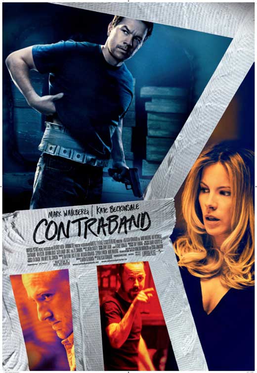 Contraband Movie Poster Print featuring thrilling action artwork.