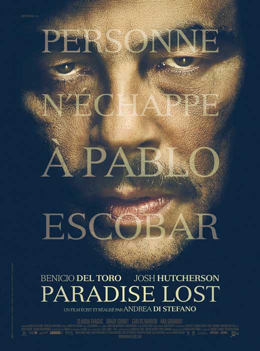 Escobar: Paradise Lost movie poster print featuring vibrant imagery.