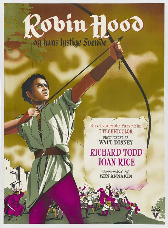The Story of Robin Hood and His Merrie Men Movie Poster Print