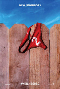 Neighbors 2: Sorority Rising Movie Poster Print featuring comedic artwork