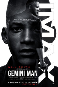 Gemini Man Movie Poster Print showcasing action-packed visuals.