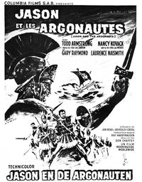 Jason and the Argonauts Movie Poster Print showcasing classic adventure theme.