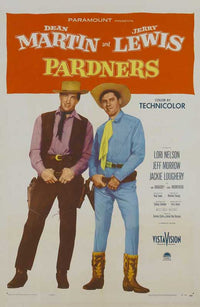 Pardners Movie Poster Print featuring classic cinema design