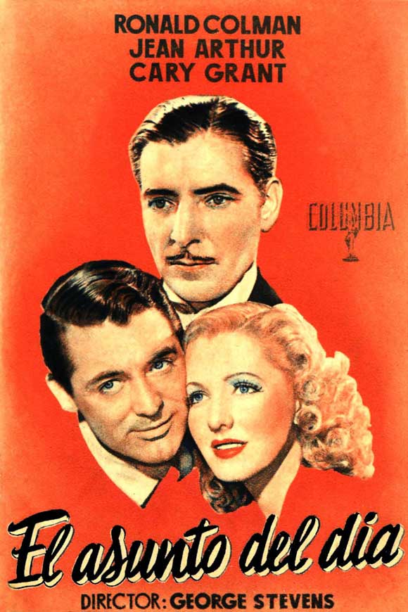 The Talk of the Town Movie Poster Print showcasing classic cinema art.