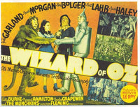 The Wizard of Oz Movie Poster Print featuring the iconic Yellow Brick Road.