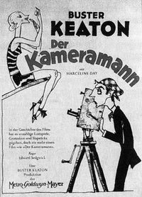 The Cameraman Movie Poster Print showcasing classic cinema.