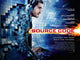 Source Code Movie Poster Print featuring vibrant colors and dynamic design.