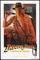 Indiana Jones and the Temple of Doom Movie Poster Print showcasing adventure and classic cinema.