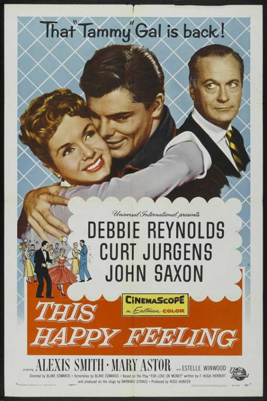 This Happy Feeling Movie Poster Print showcasing vibrant colors and joyful imagery.