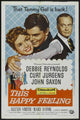 This Happy Feeling Movie Poster Print showcasing vibrant colors and joyful imagery.