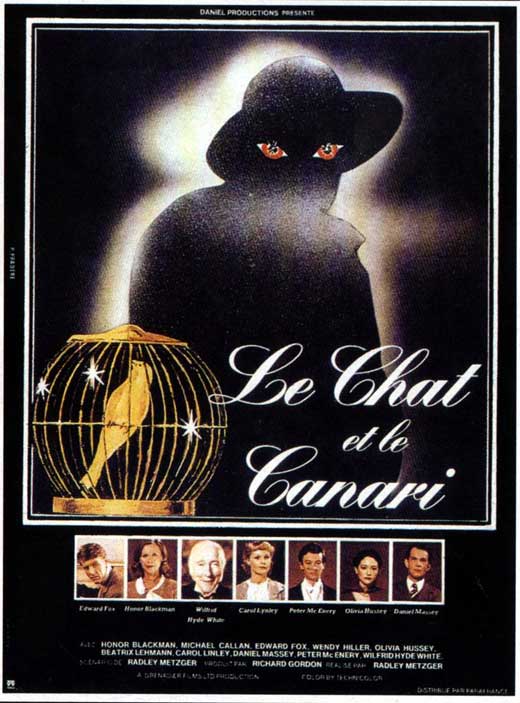 The Cat and the Canary Movie Poster Print showcasing classic cinema.