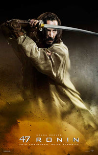 47 Ronin Movie Poster Print featuring epic samurai visuals.