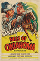 Hills of Oklahoma Movie Poster Print featuring captivating landscape.